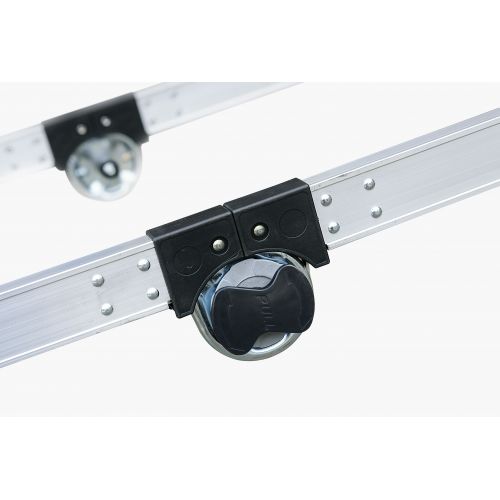 Escalera de tijera de aluminio con plataforma Eterna